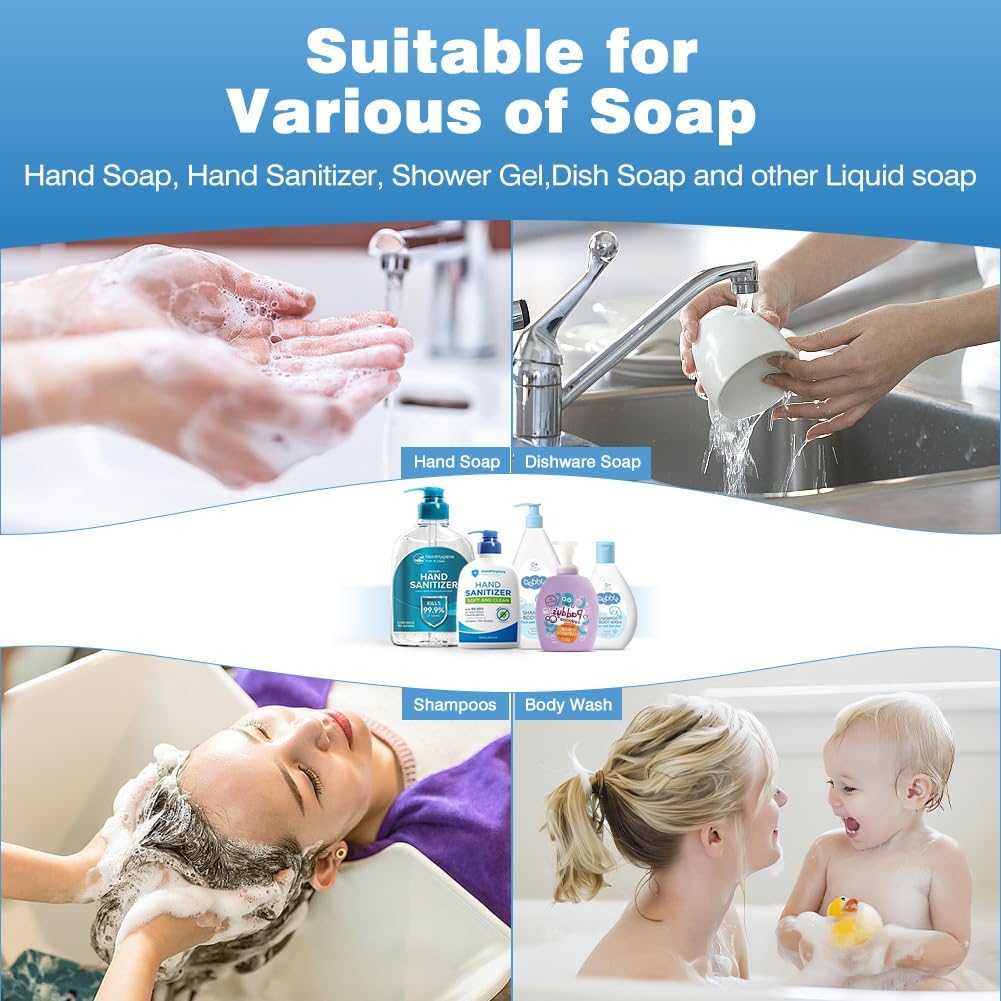 Touchless Automatic Soap Dispenser with Display(Gel Black)