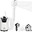 Portable Rechargeable Outdoor Shower with LED Light (White)