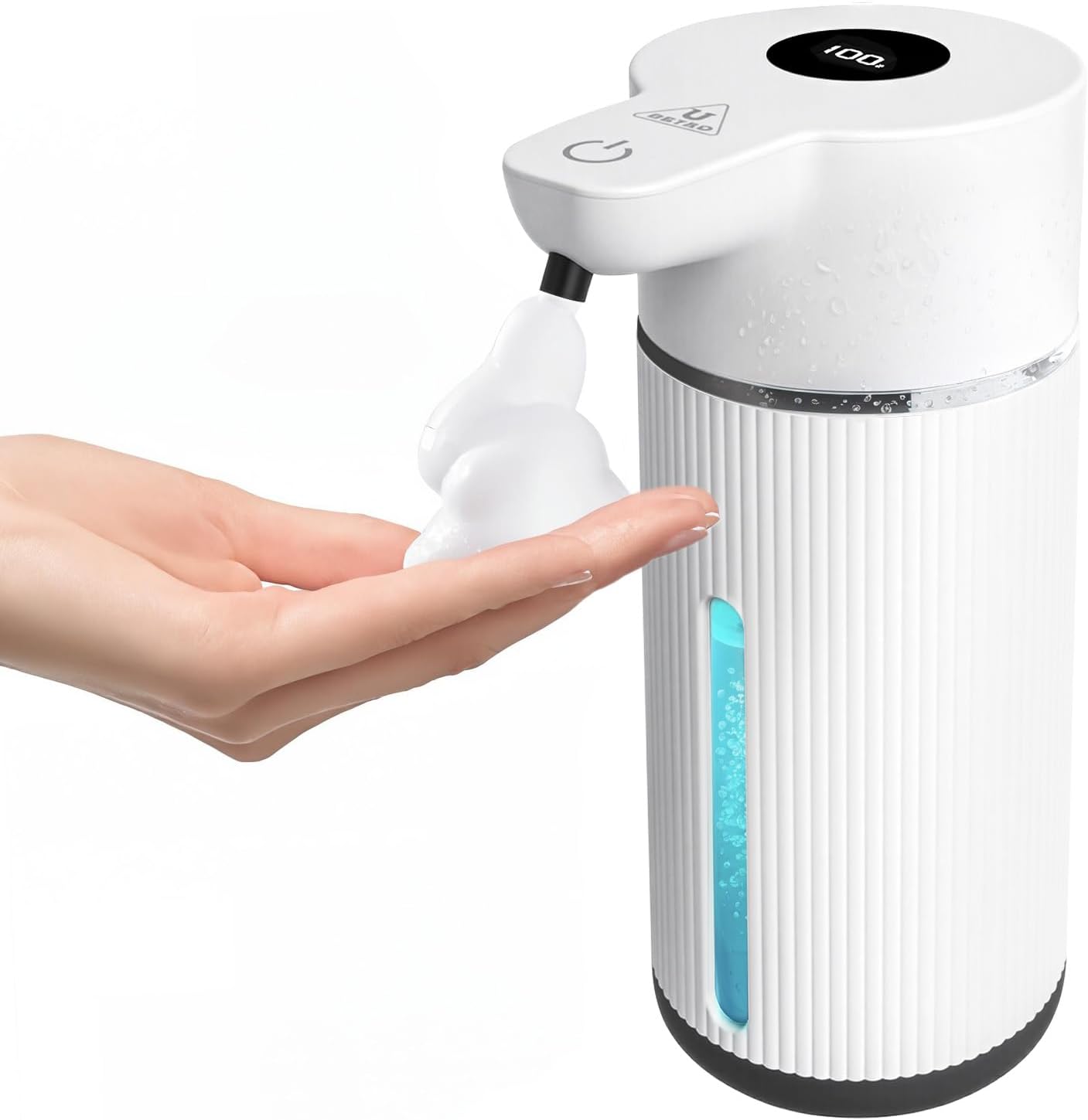 Touchless Automatic Soap Dispenser with Display(Foam White)